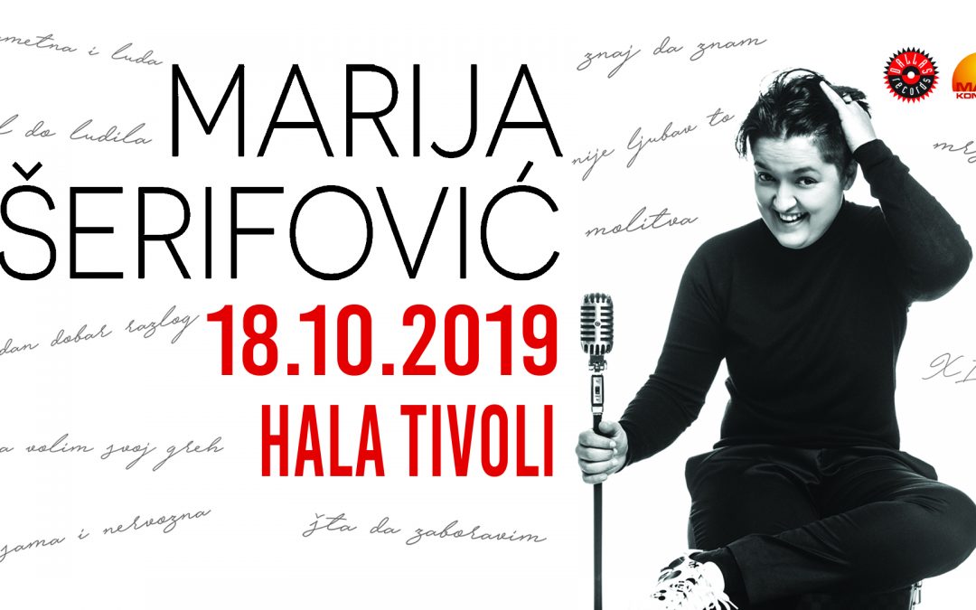 Marija Šerifović prihaja v Ljubljano!